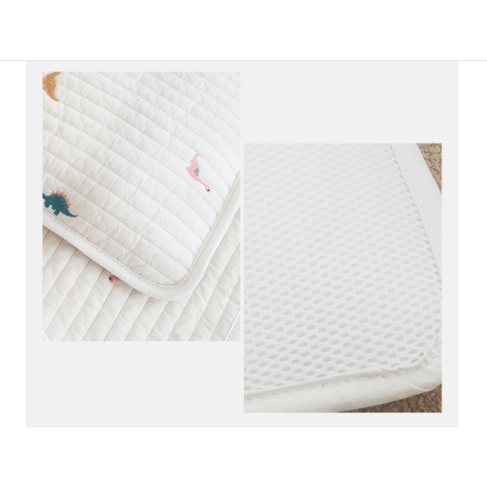 Gối Nằm Điều Hòa Hình Chữ Nhật Dot-To-Dot & Malolotte Hàn Quốc Cool Air pillow Họa Tiết Đáng Yêu