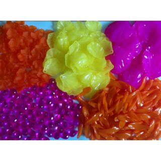 Combo liệu hoa mai pha lê + nụ đất + phụ kiện