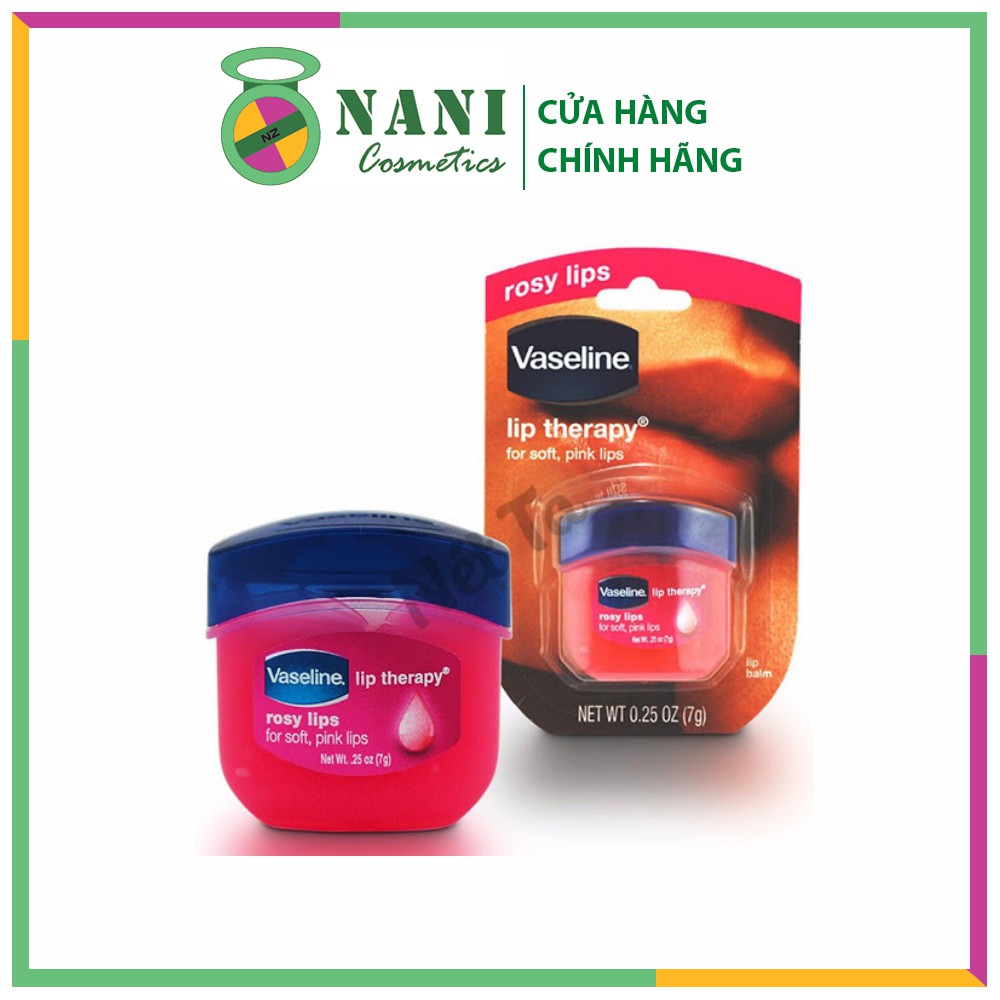 Sáp Dưỡng Môi Hồng Xinh Vaseline 7g Lip Therapy Rosy Lip | BigBuy360 - bigbuy360.vn