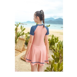 Đồ bơi bé gái có bigsize (20-50kg) kèm nón