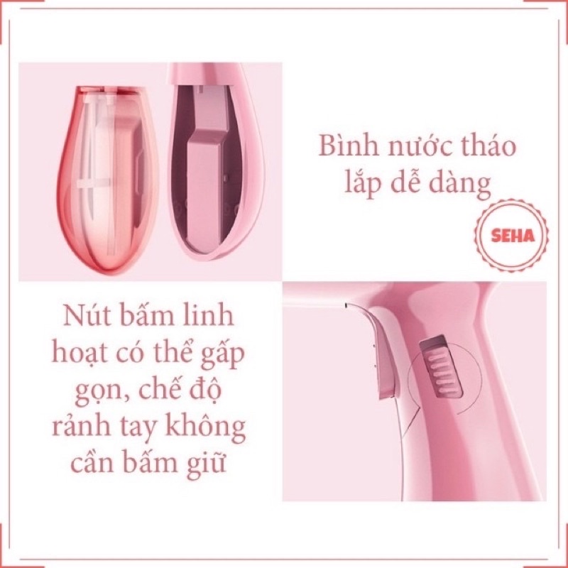 Bàn Ủi Hơi Nước Cầm Tay Bàn Là Hơi Nước Mini Du Lịch Gập Gọn SONAKY Tốt Nhất Hiện Nay SH01