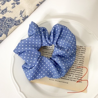 (CÓ SẴN/ ẢNH THẬT) Cột tóc vải Scrunchies nhiều họa tiết