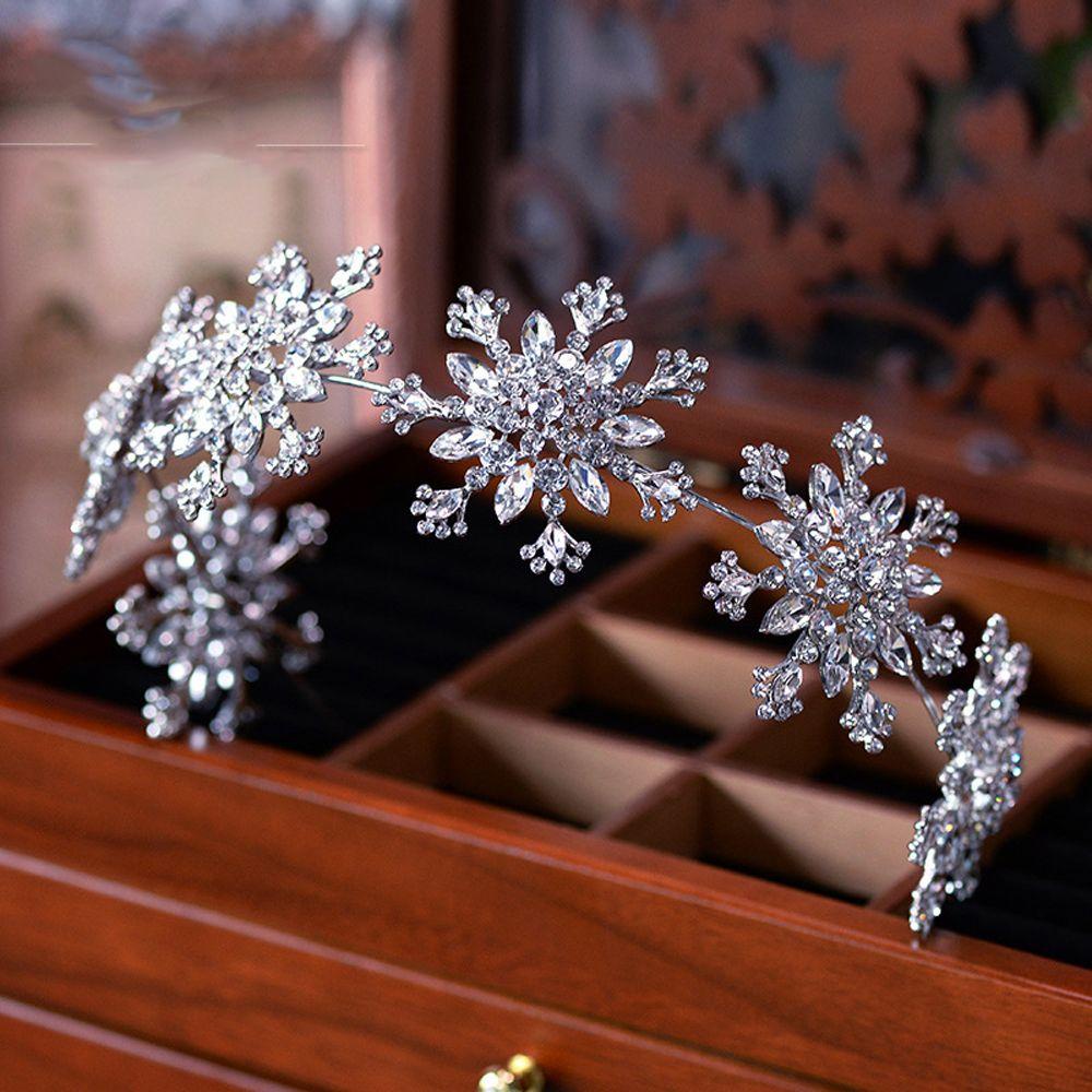 Vương Miện Cài Tóc Cô Dâu Phong Cách Hàn Quốc BERNARDO Diadem|Phụ Kiện Trang Trí Tóc Cho Đám Cưới