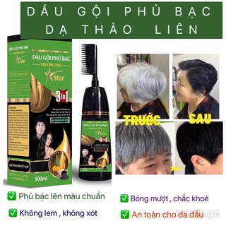 Dầu gội phủ bạc Dạ Thảo Liên 2 màu đen nâu