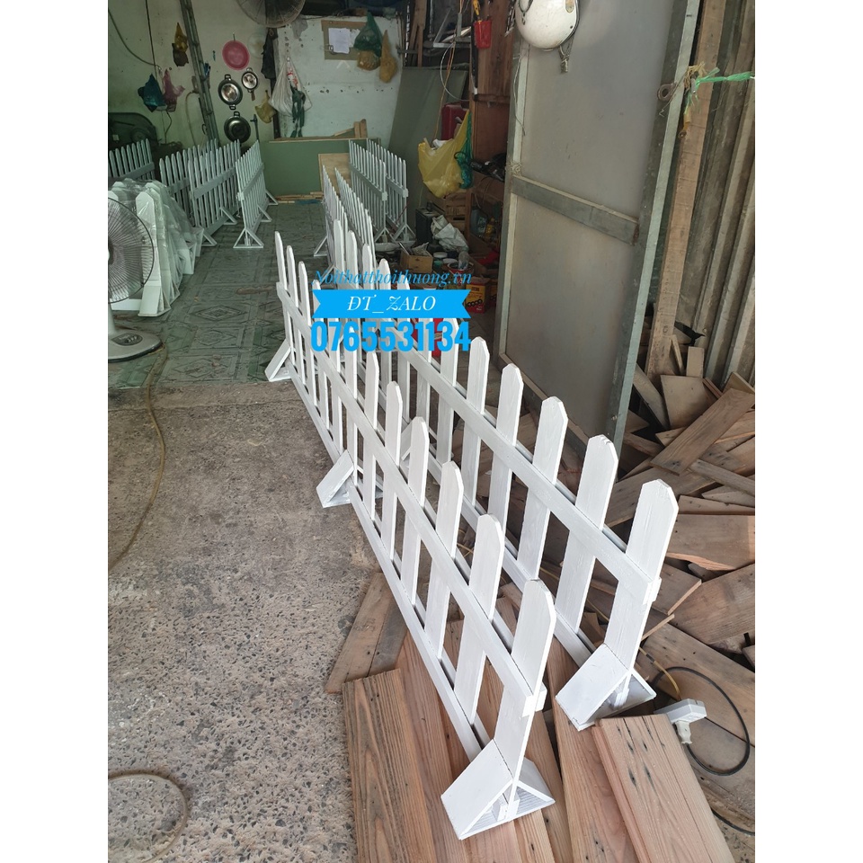 Hàng rào gỗ pallet giá xưởng HCM