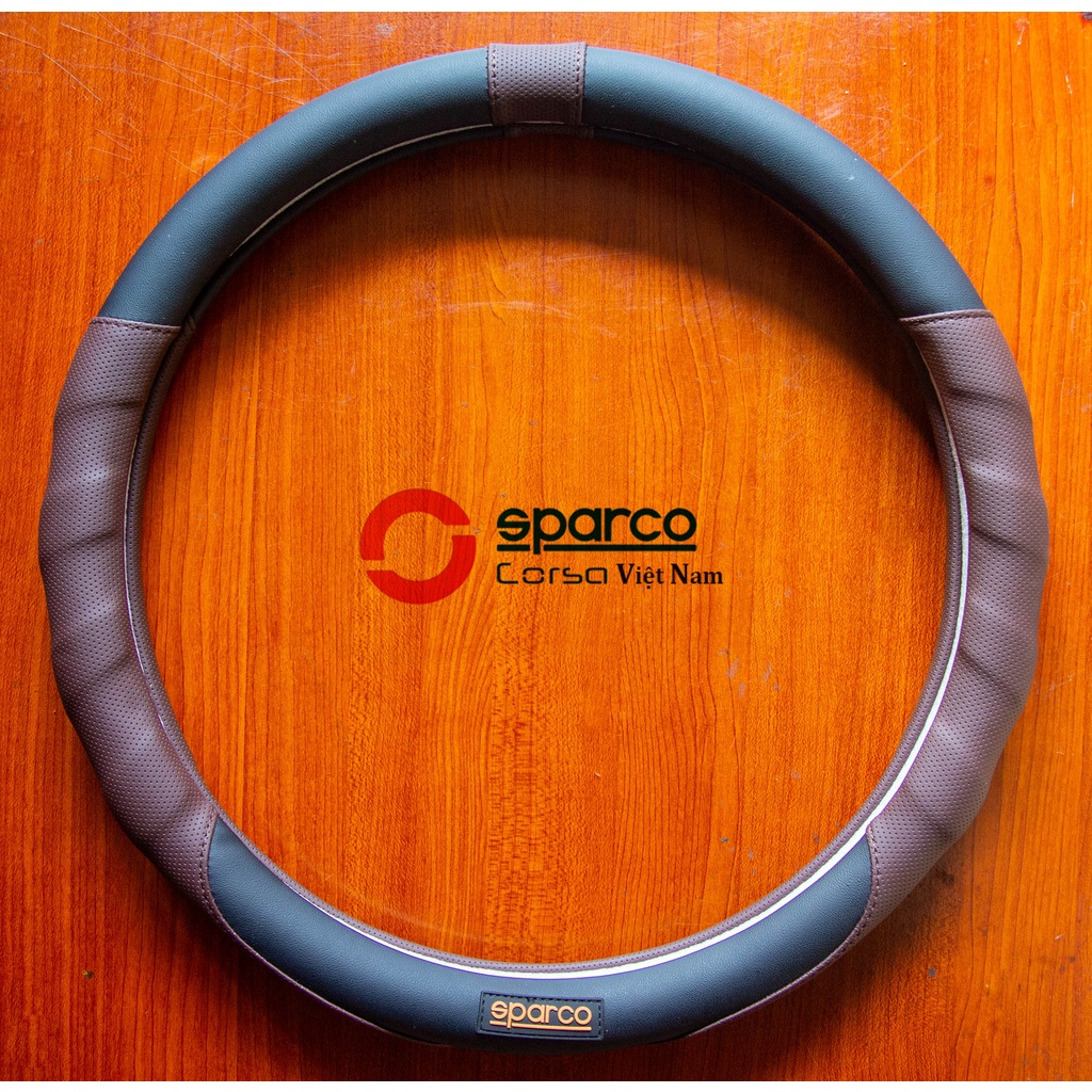 Bọc vô lăng ô tô sparco f1 có chống trượt cao su non tăng độ bám tay lái -  size 38cm
