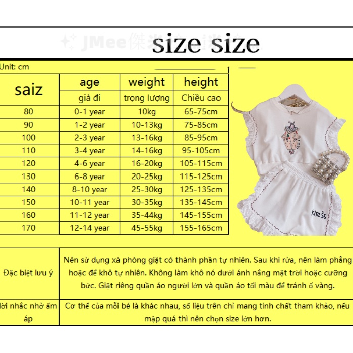 Bộ Đồ In Hình Hoạt Hình Thời Trang Mùa Hè Hàn Quốc 2022 Dành Cho Bé Gái 3-14 Tuổi