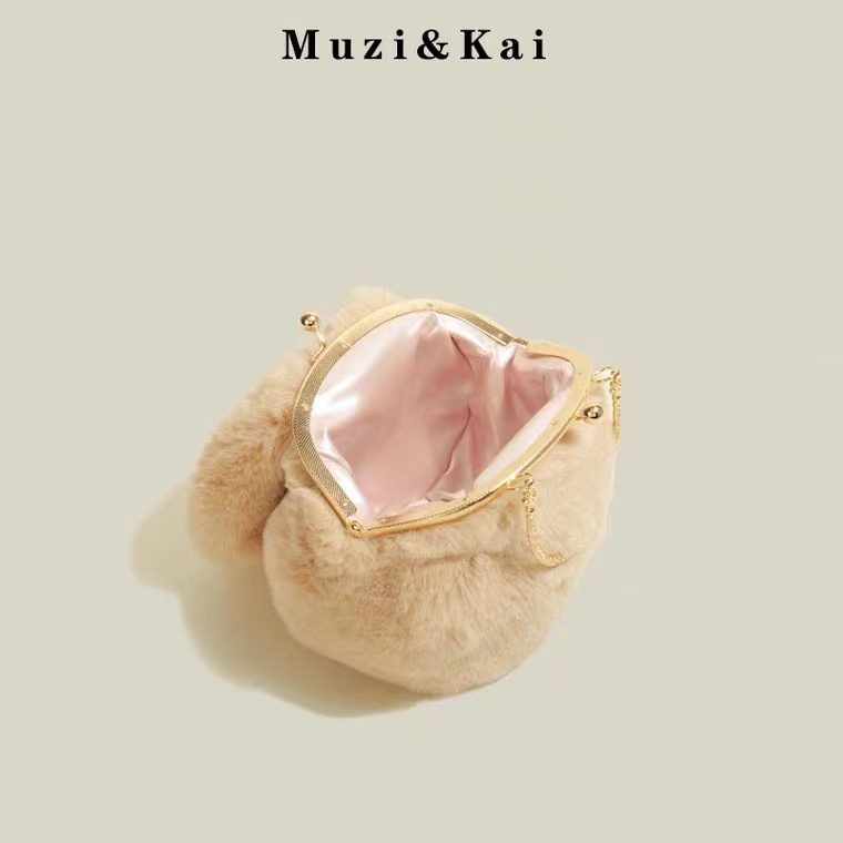 Túi Đeo Chéo Hình Thỏ Nhồi Bông Dễ Thương Thời Trang Xuân Hè Hàn Quốc Cho Nữ 2022