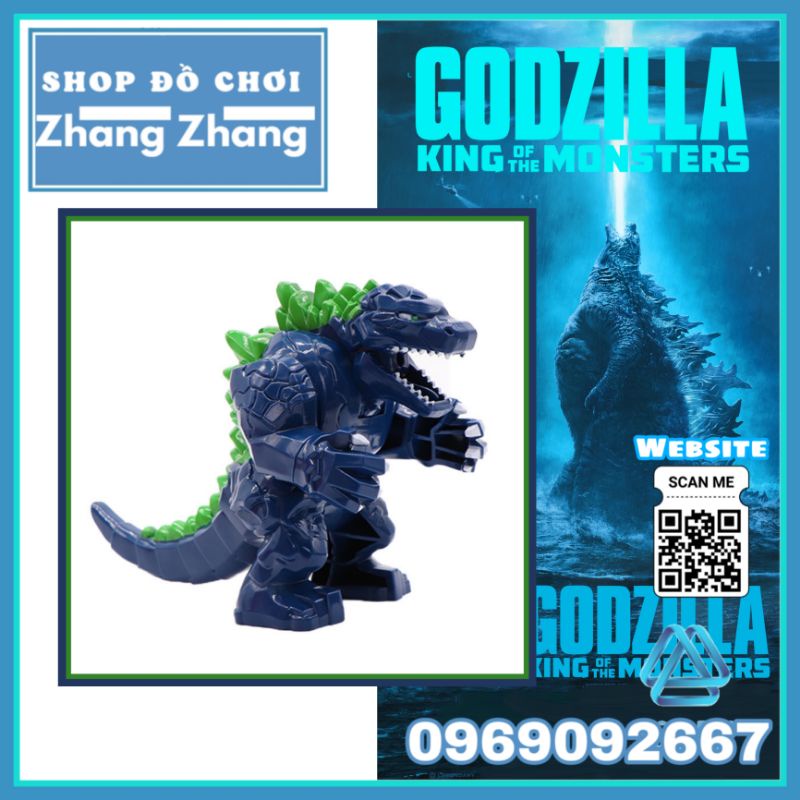 Đồ chơi Xếp hình Super Godzilla King of The Monster Bigfigures Minifigures PRCK GXL049