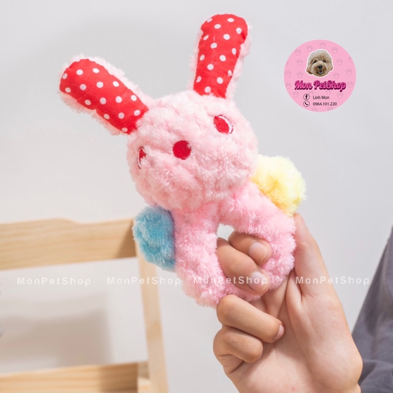 Đồ chơi thừng gặm có chíp chíp kêu cho thú cưng