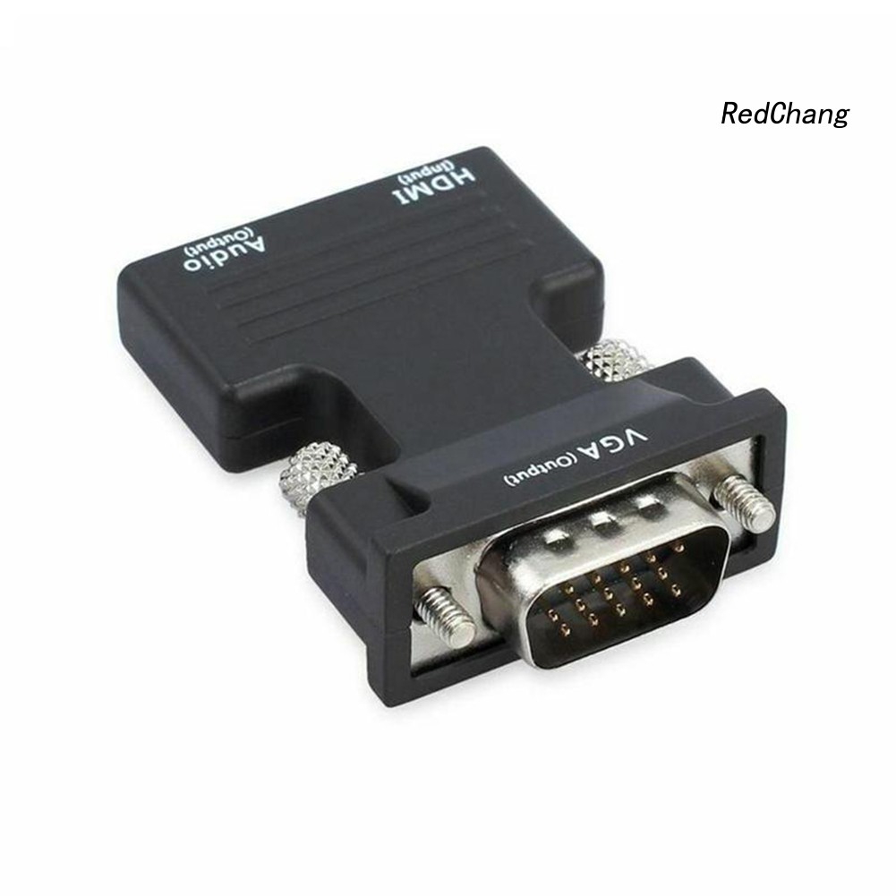 Đầu chuyển đổi SPQ cổng 1080P HDMI sang VGA có cáp âm thanh cho PC HDTV