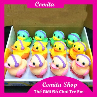 Đồ chơi chú vịt con vặn cót chạy bộ đáng yêu tinh nghịch cho bé COMITA
