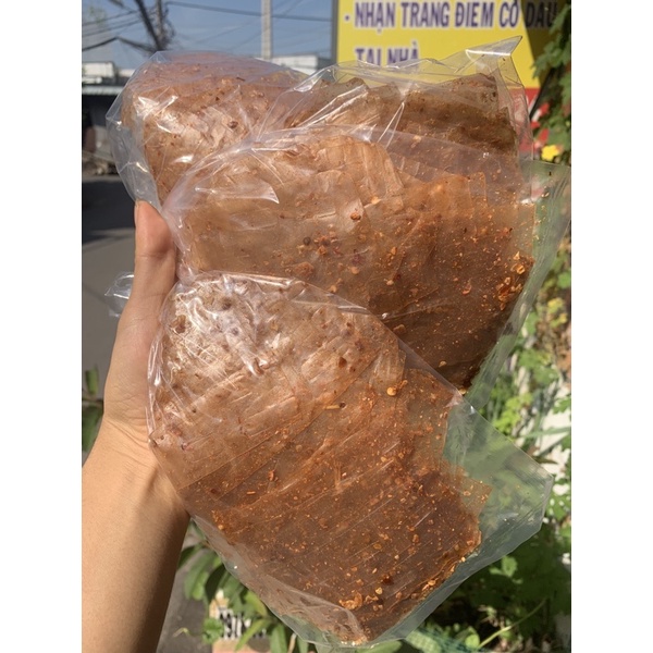 200gr bịch bánh tráng xike muối, tỏi, hành phi, vị cay vừa miệng