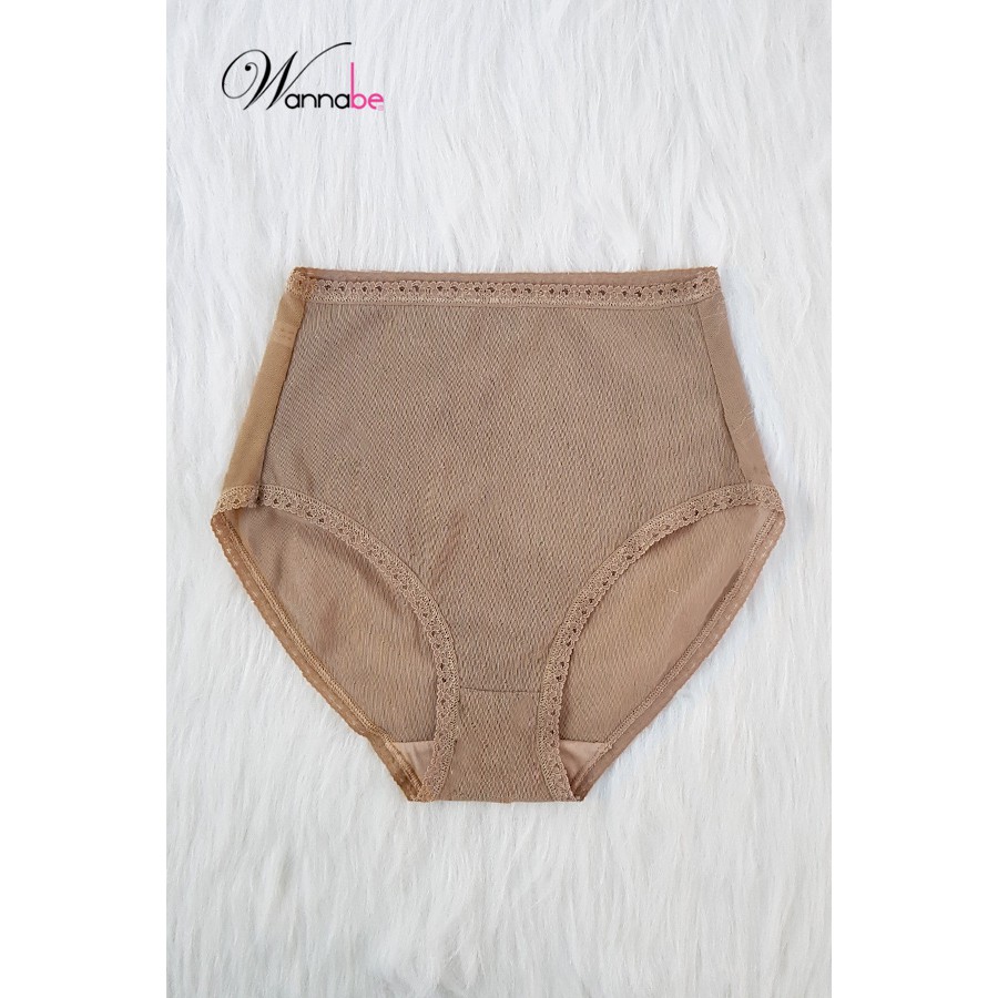 Quần lót gen nữ WANNABE qll02 quần gen nhẹ cạp cao, định hình vòng eo co giãn, thoải mái