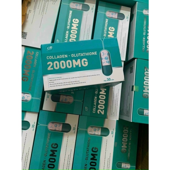 Viên uống 2000 Mg Gluta trắng da và điều hoà nội tiết