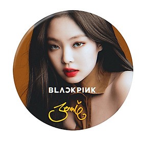 Huy hiệu BlackPink hình Jennie cài áo balo cặp sách
