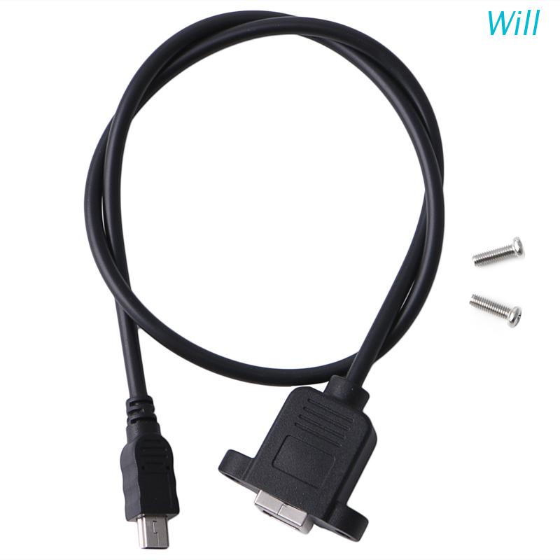 Cáp Kết Nối Bảng Điều Khiển Máy In Kèm Vít Mini USB 5 Pin Sang USB 2.0 B
