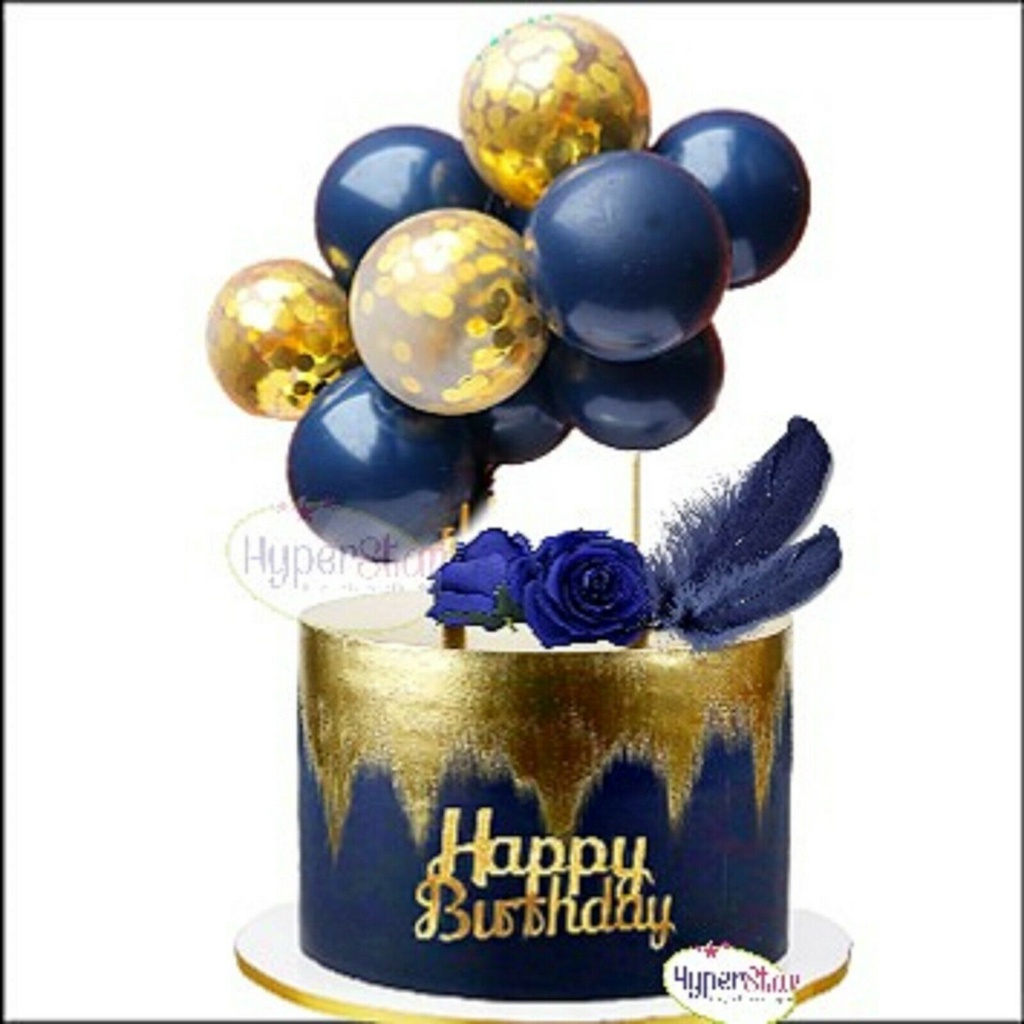 Bong Bóng Nhiều Màu Sắc Trang Trí Bánh Kem Sinh Nhật