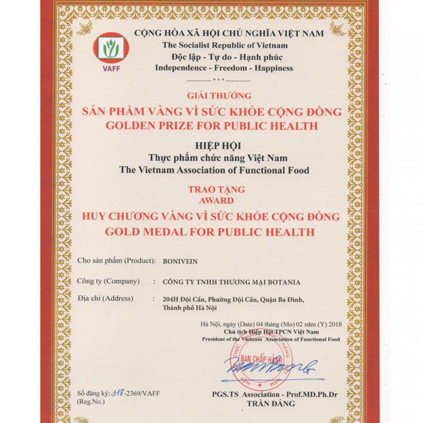 Bonivein Hộp 30v Sa búi trĩ nhập khẩu Mỹ - Gia Hân