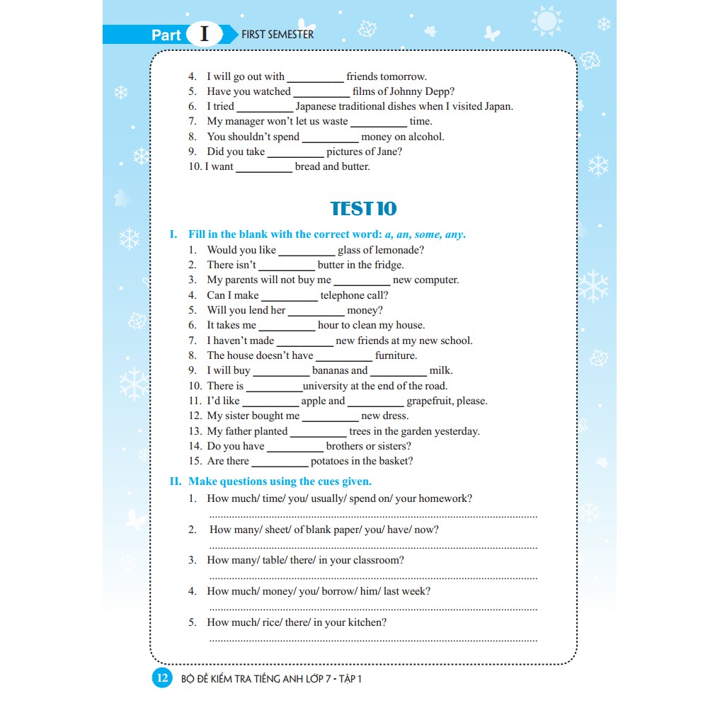 Sách - Bộ đề kiểm tra tiếng Anh lớp 7 tập 1 - Có đáp án | BigBuy360 - bigbuy360.vn