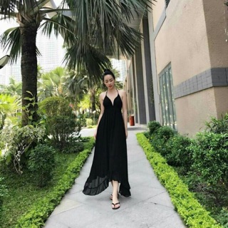 💃🤷💃Maxi hở lưng tà vát