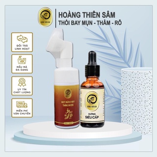 Combo Bọt rửa mặt & Serum Hoàng Thiên Sâm dưỡng da