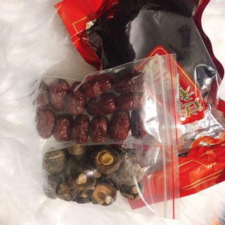 Combo( tóc tiên,nấm đông cô,táo đỏ)