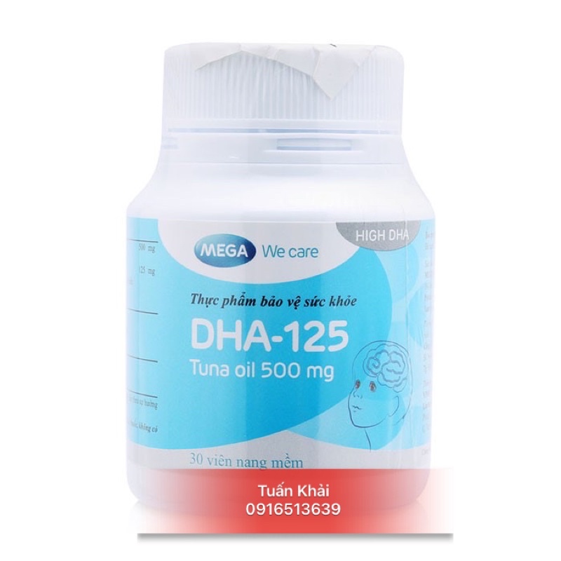 DHA-125 - Bố Sung DHA Tốt Cho Não Bộ Và Mắt Của Trẻ Em