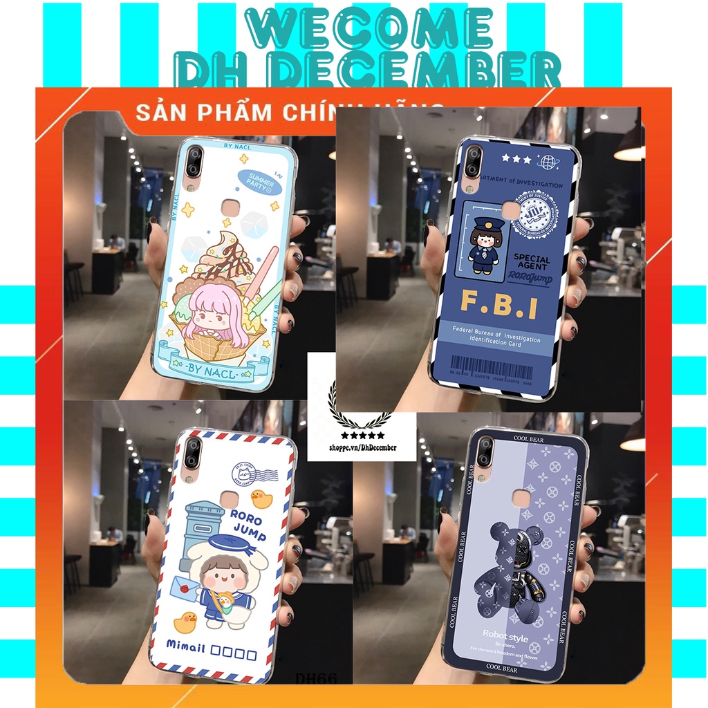 Ốp lưng dẻo Vsmart ACTIVE 1 PLUS in hình 3D GẤU cute be@r, soda, happy day cực hot ,thời thượng