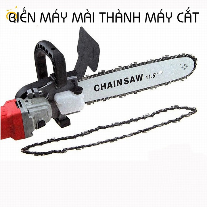 [Chính Hãng] Bộ chuyển đổi lưỡi cưa gắn máy mài tiện dụng CHAIN SAW