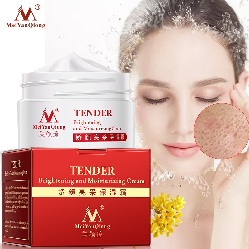 Bộ kem MeiYanQiong làm sáng và dưỡng ẩm da bơ hạt mỡ + Serum dưỡng ẩm Acid Hyururonic