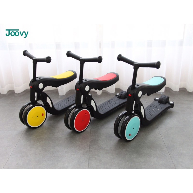 Xe chòi chân - Xe 3 bánh – xe cân bằng kiêm Scooter Joovy đa năng 5 trong 1 chính hãng