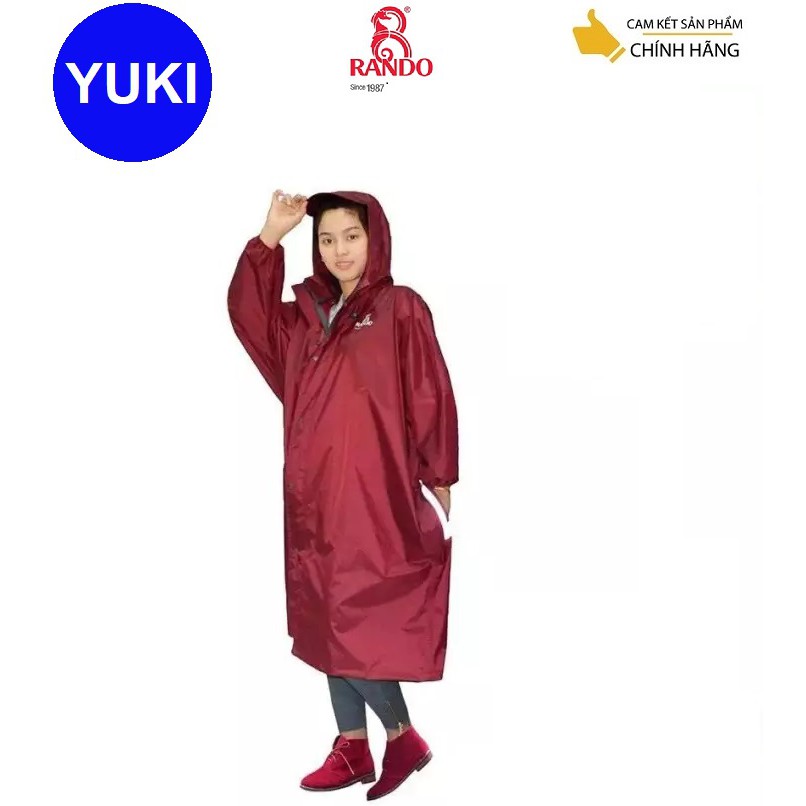 ⚡️Không Bị Nước Tạt 02 Bên⚡️ Áo mưa Rando Bisur dây kéo (bít sườn) APNS-33-Yuki phân phối Chính Hãng💯