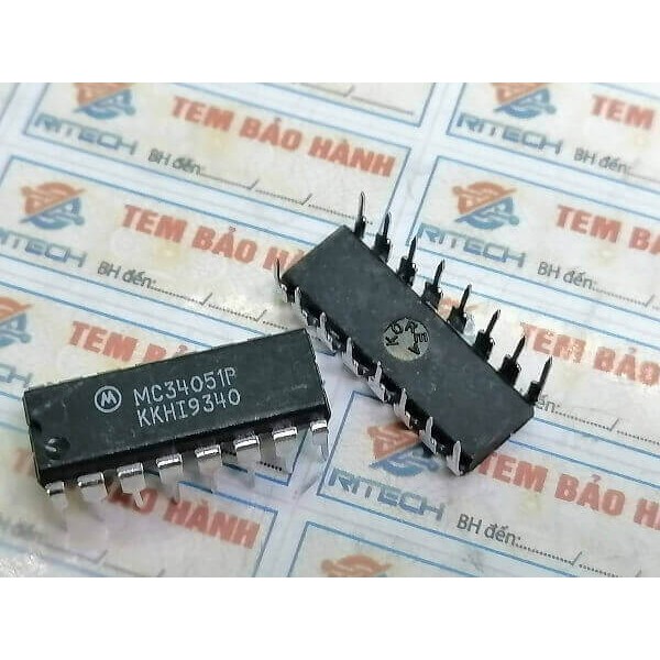 Combo 3 chiếc MC34051P, DIP16 dual EIA-422/423