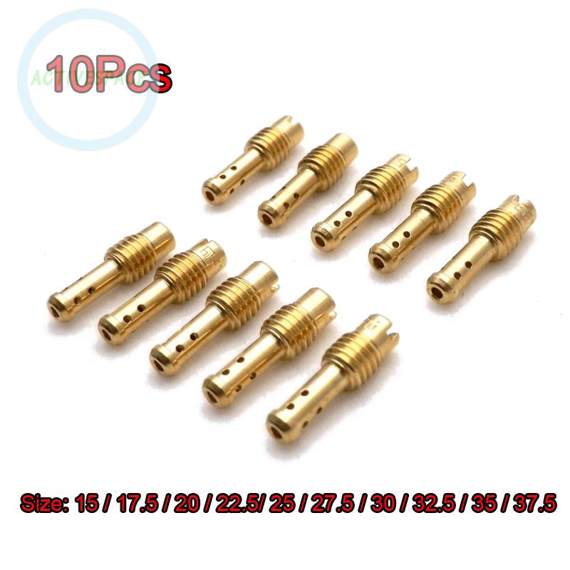 Set 10 giclơ thay thế dùng sửa chữa bộ chế hòa khí xe máy | BigBuy360 - bigbuy360.vn