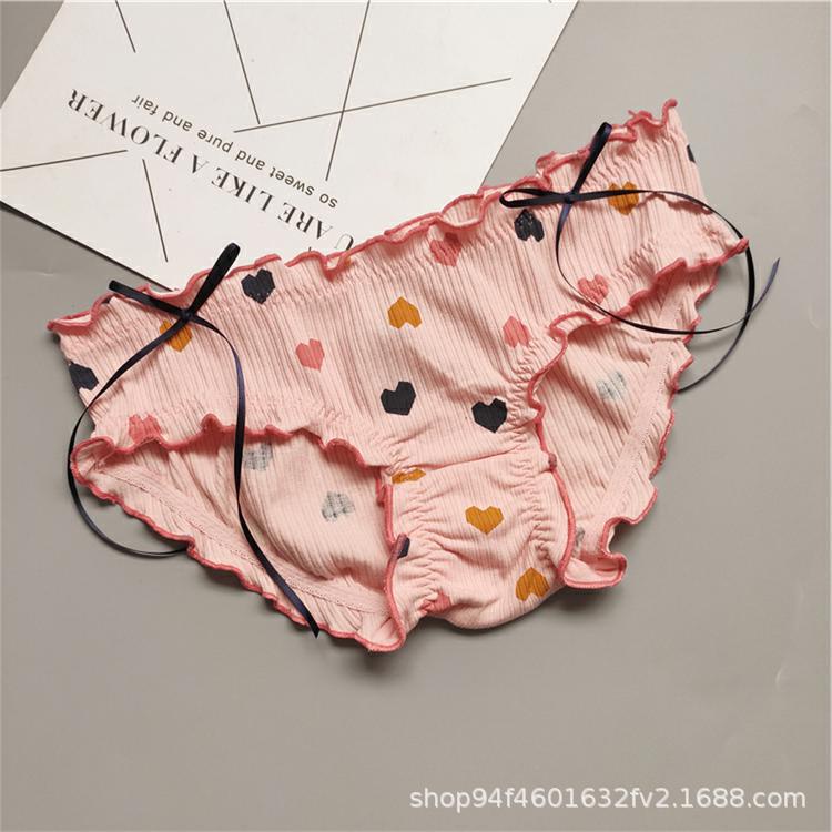 Quần Lót Nữ Cotton Cao Cấp Hình Tim ❤️ Co Giãn Siêu Mềm S82