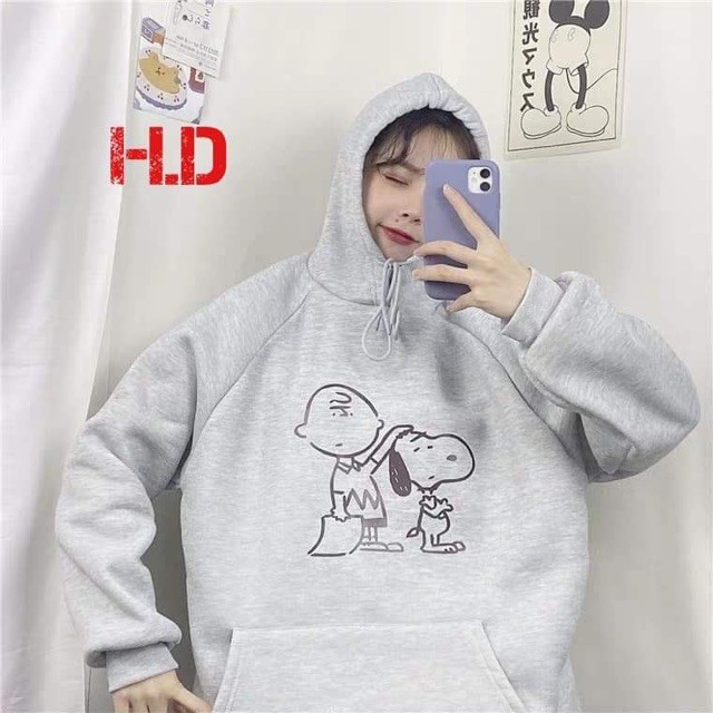 Áo hoodie cậu bé và cún HĐ12