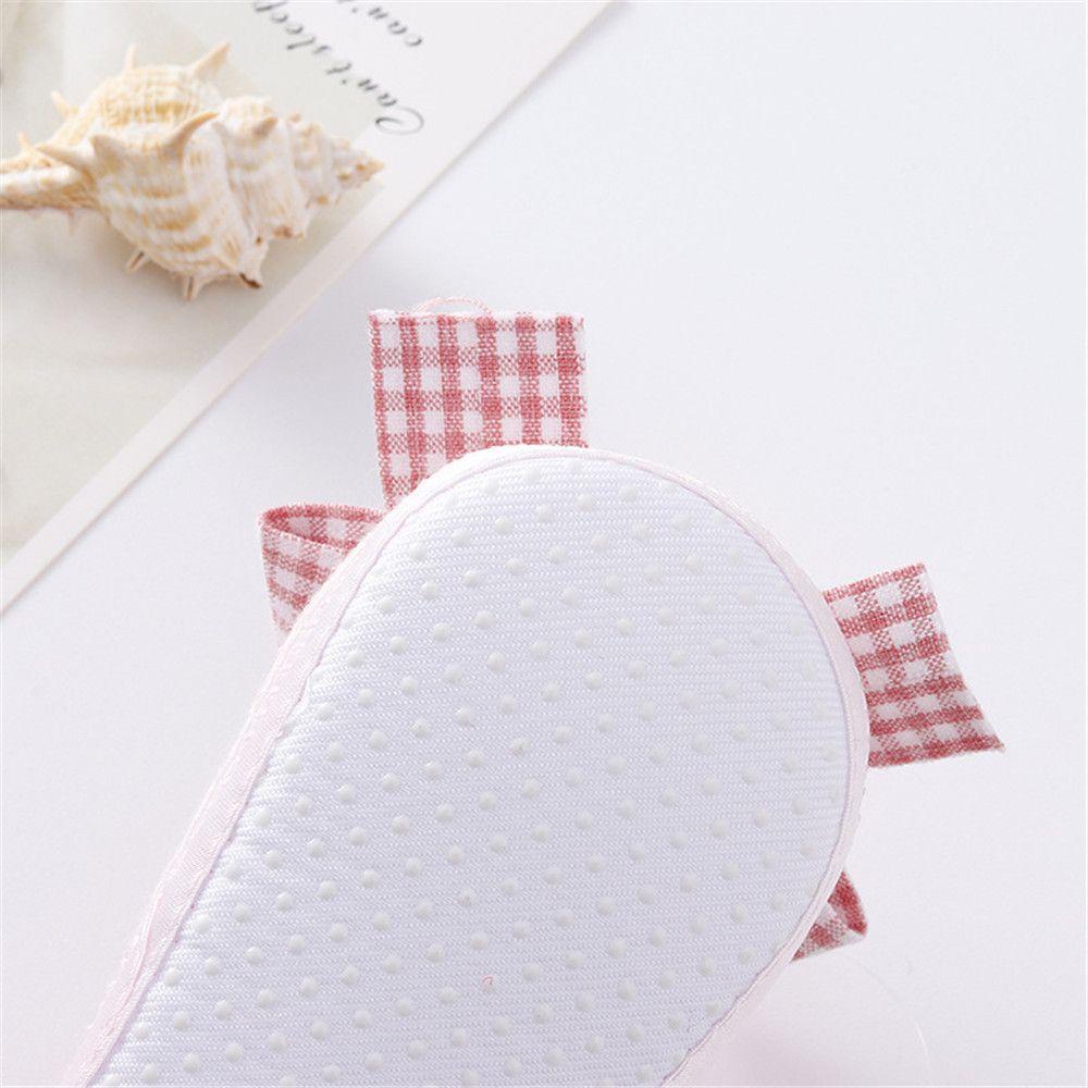 Giày Vải Mềm Đính Nơ In Họa Tiết Xinh Xắn Cho Bé Gái
