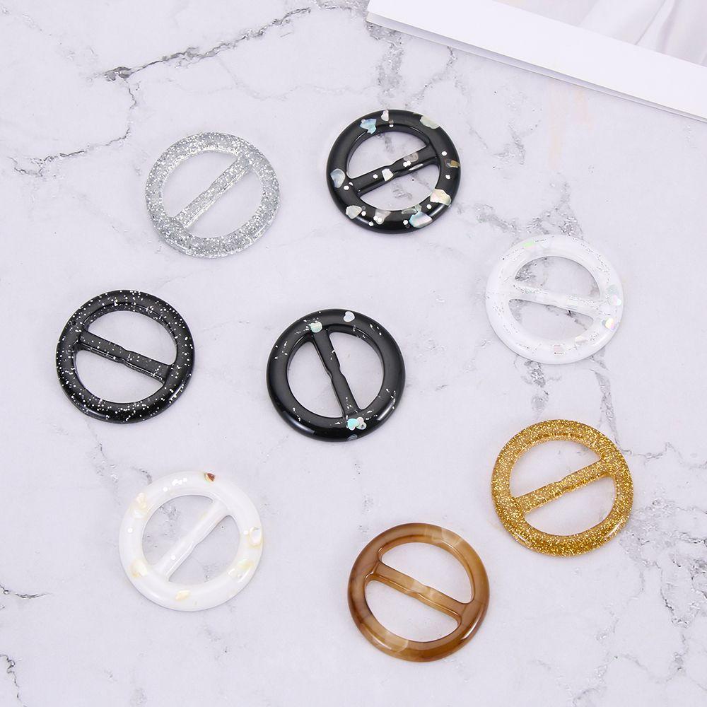 Nút Tròn Kẹp Thắt Lưng Trang Trí Áo Thun DIY