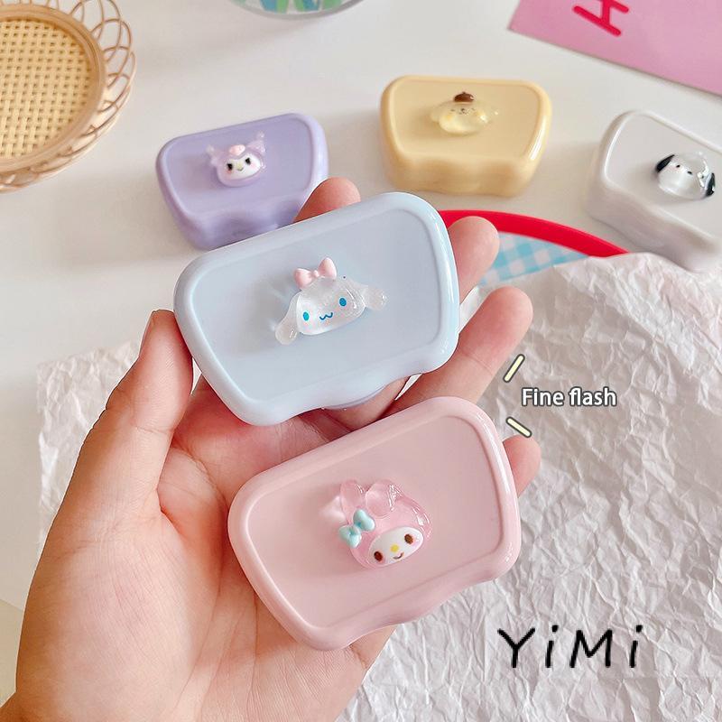Hộp Đựng Kính Áp Tròng Họa Tiết Hoạt Hình Dễ Thương