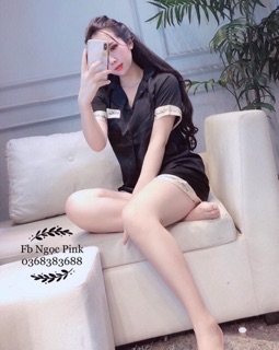 Bộ lụa viền cộc chữ kí ( lụa satin )