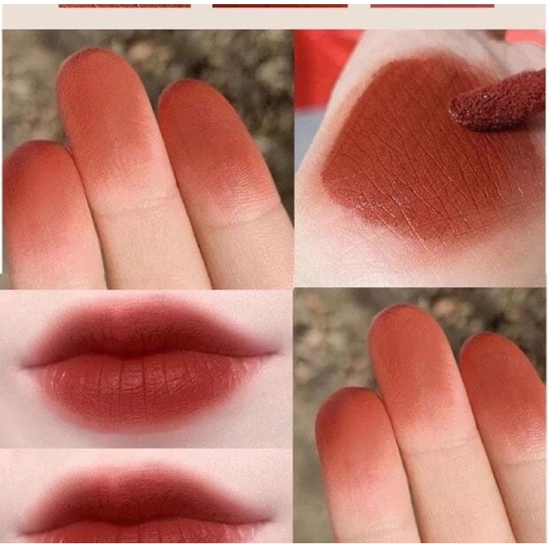 Set 3 Cây Son Kem Lì Herorange Fluffy Lip Glaze chuẩn nội địa