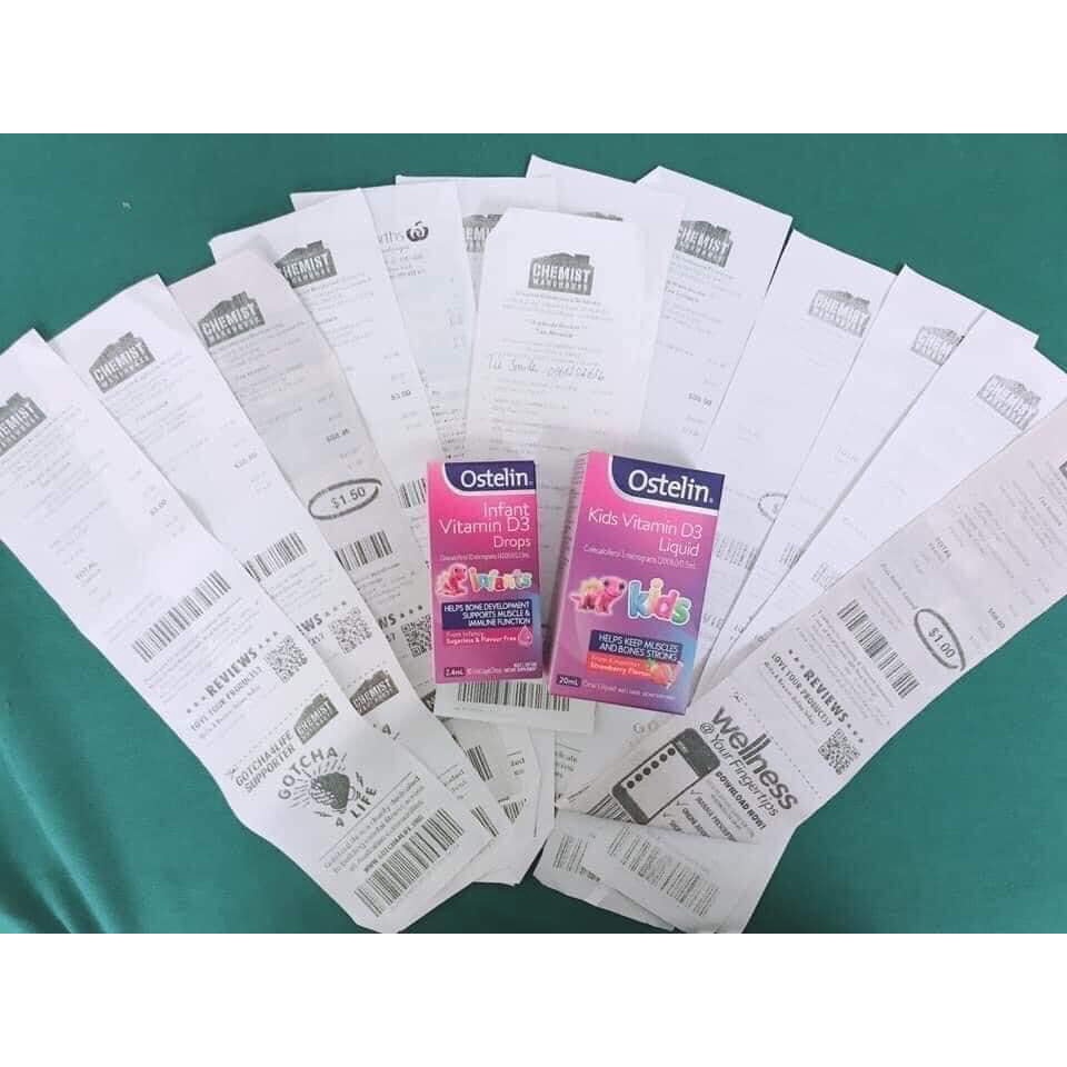 Vitamin D3 Ostelin bổ Sung Vitamin D3 Cho Bé Từ Sơ Sinh