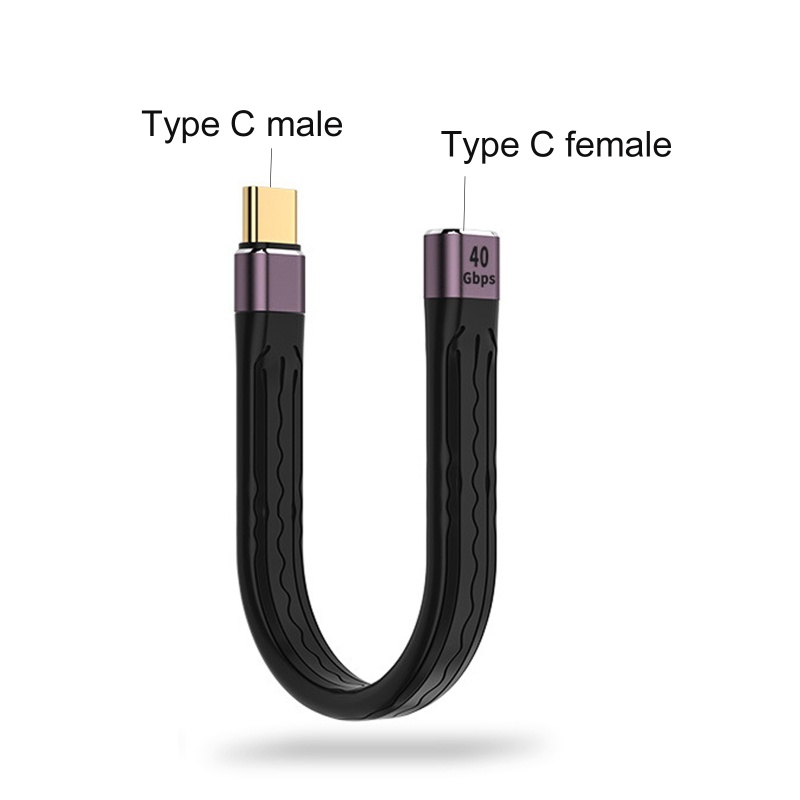 Dây Cáp Sạc Đồng Bộ Dữ Liệu USB Loại C 40Gbps Cho Laptop/Điện Thoại Di Động