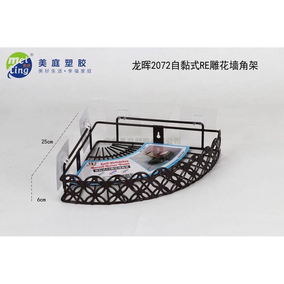 Kệ góc sắt đen