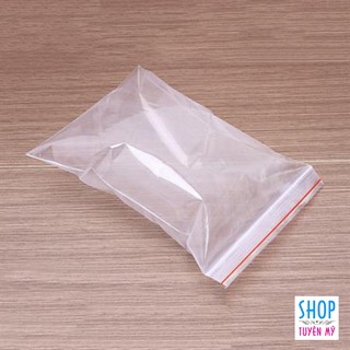 100 gram túi zip - Túi nilon bít miệng - dạng đứng - 10x16 cm