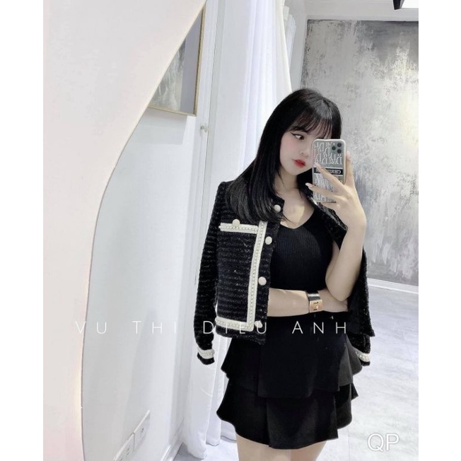 Áo Cardigan khoác dạ viền cao cấp | BigBuy360 - bigbuy360.vn