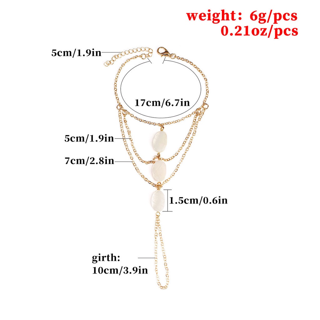 Vòng Tay Nhiều Lớp Thiết Kế Độc Đáo Thời Trang Đi Biển Cho Nữ