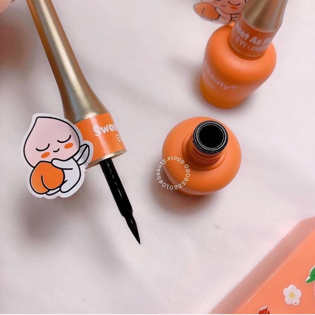 Kẻ mắt nước không lem Kiss Beauty trái đào