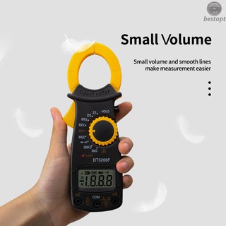B&O Digital Clamp Meter Multimeter Handheld AC DC Voltage Current Voltmeter Diode Resistance Non-contact Fire Wire Identification